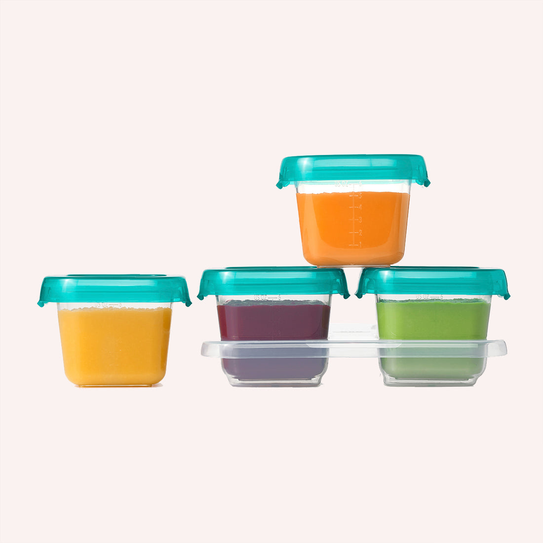 OXO Tot - Baby Blocks Freezer Storage Containers - 4pack - Teal