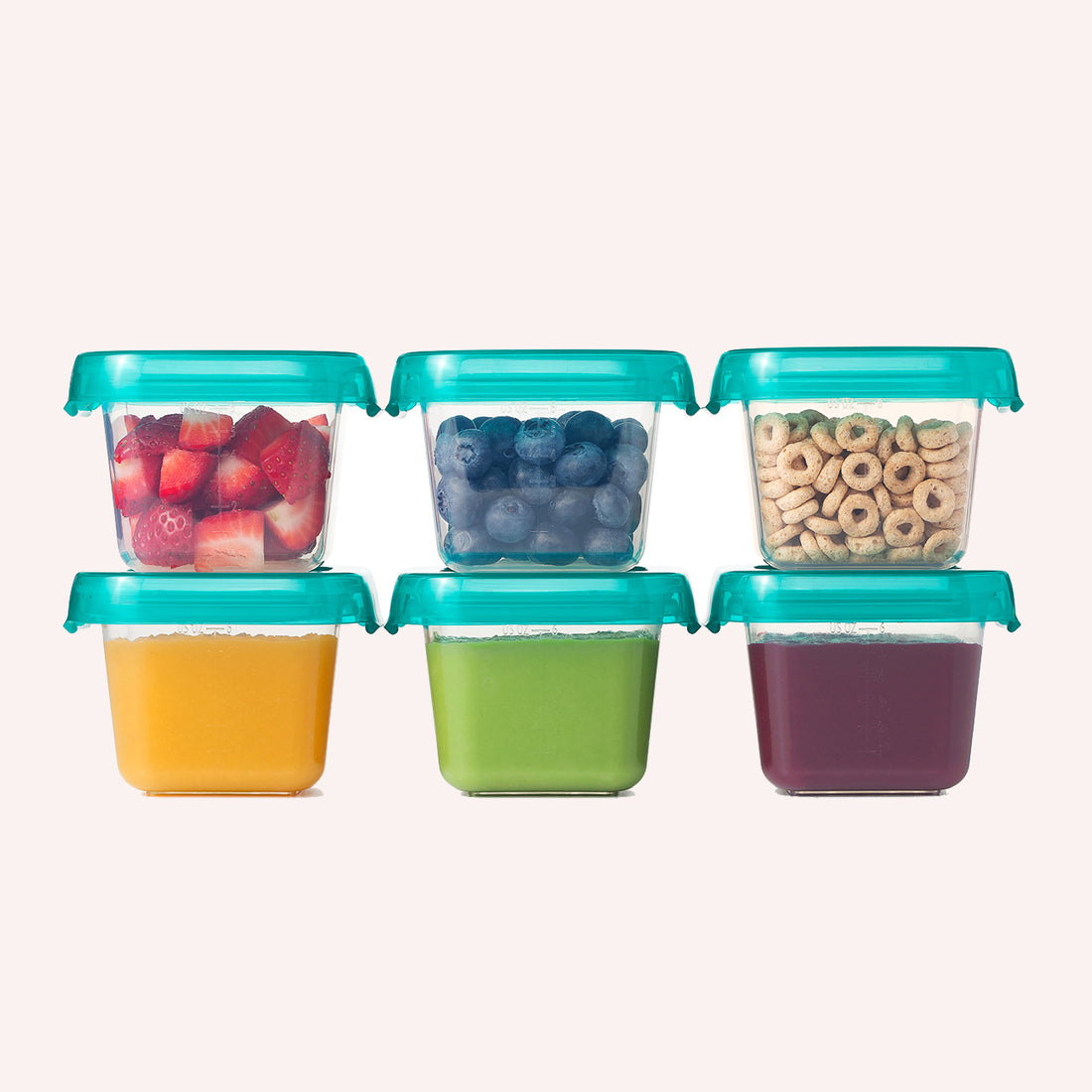 OXO Tot - Baby Blocks Freezer Storage Containers - 4pack - Teal