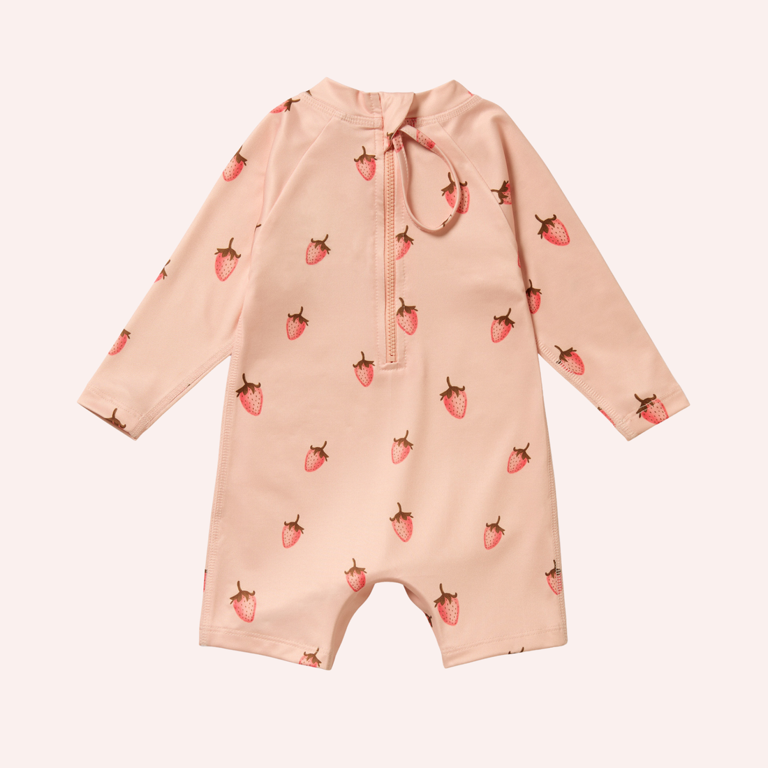 One Piece Boyleg Swimsuit - Strawberry Kisses