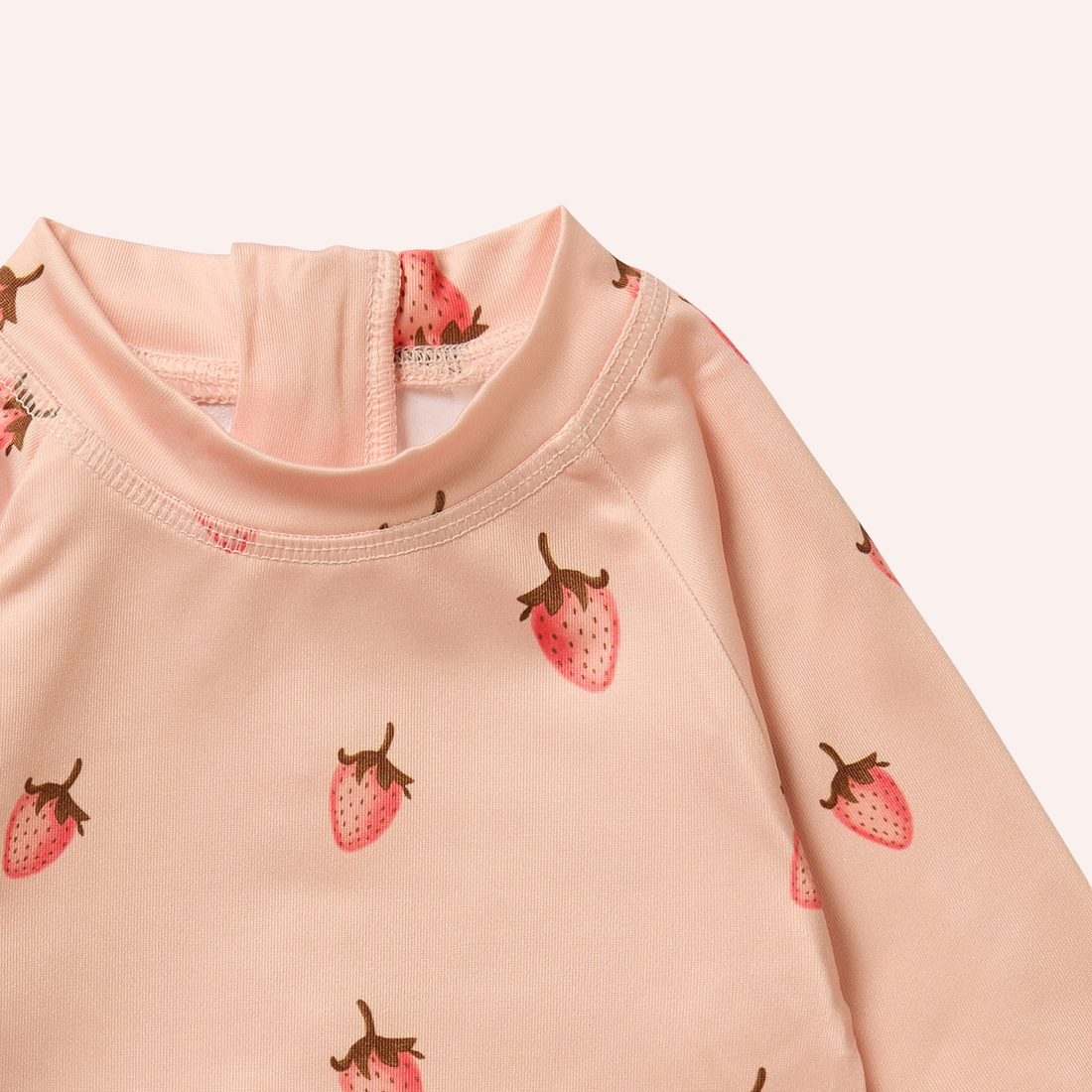 One Piece Boyleg Swimsuit - Strawberry Kisses