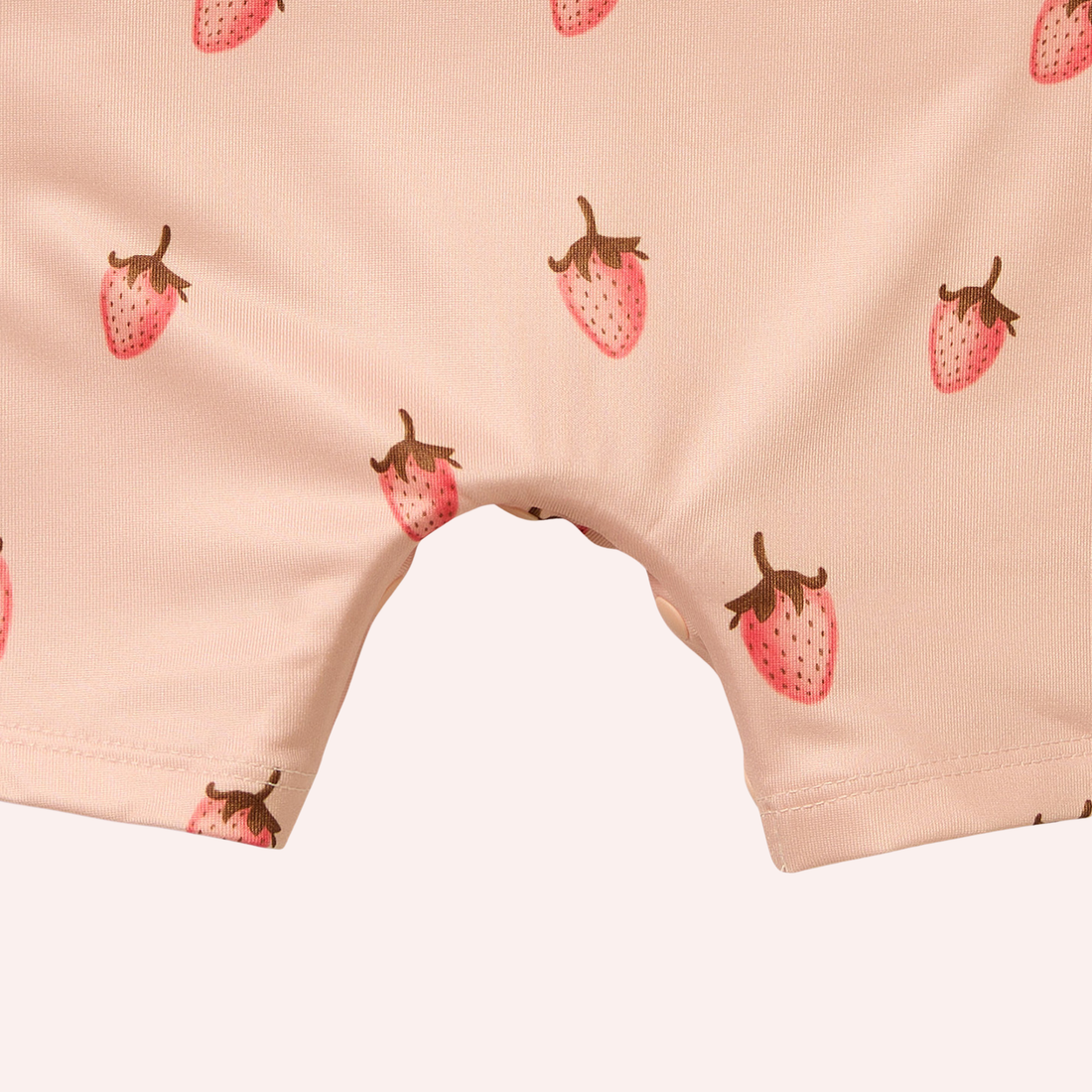One Piece Boyleg Swimsuit - Strawberry Kisses