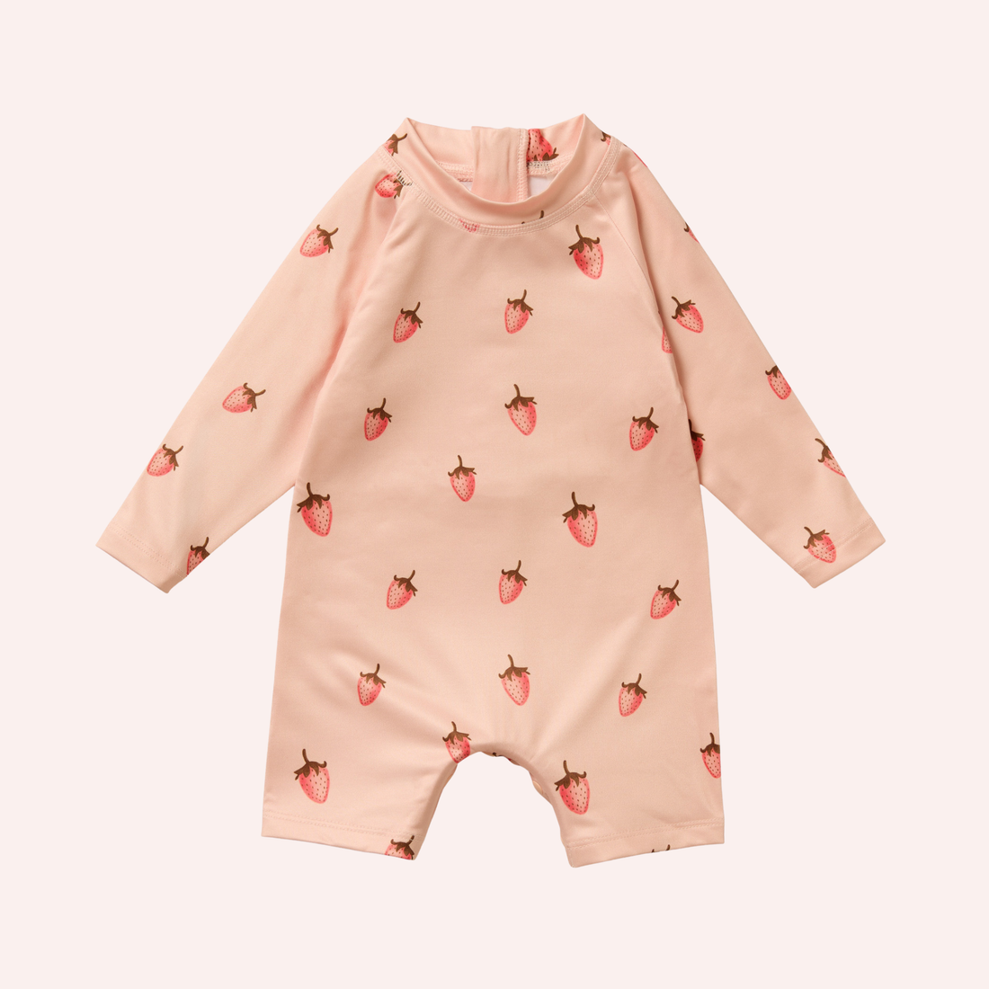 One Piece Boyleg Swimsuit - Strawberry Kisses