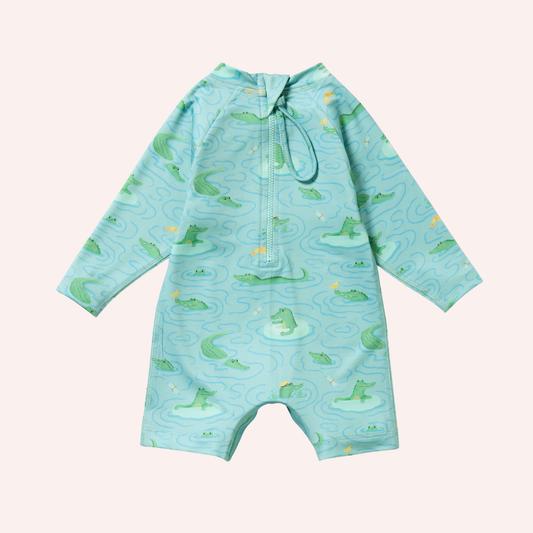 One Piece Boyleg Swimsuit - Sunny Scales