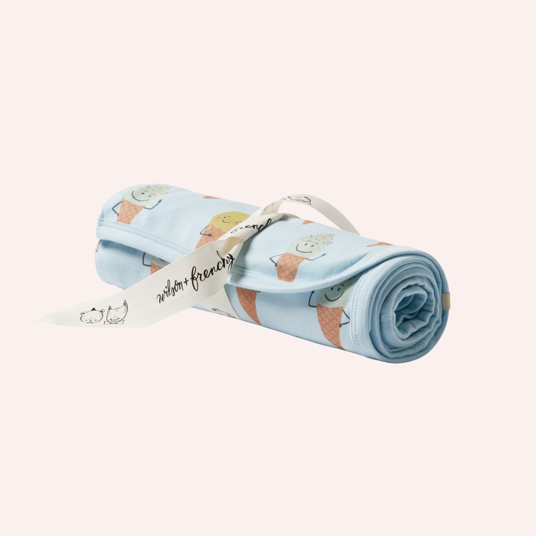 Organic Bunny Swaddle - Frosty Friends