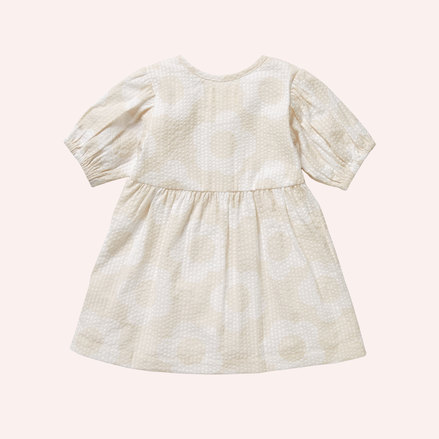 Organic Button Dress - Daisy Bloom