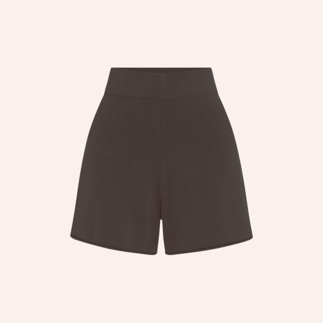 Organic Cotton Knit Short Chocolate