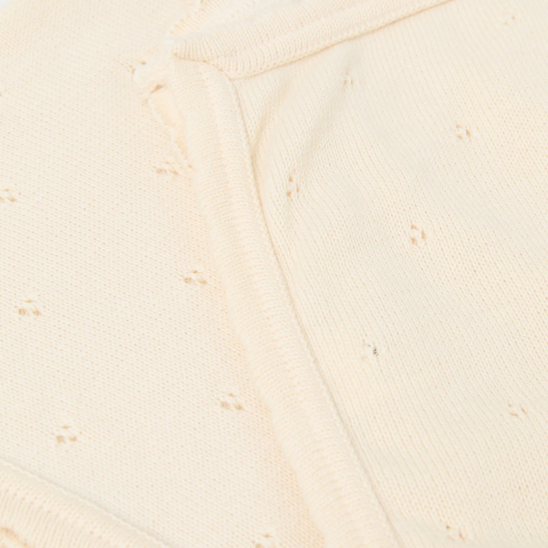 Organic Cotton Pointelle Blanket