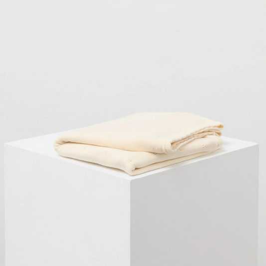 Organic Cotton Pointelle Blanket