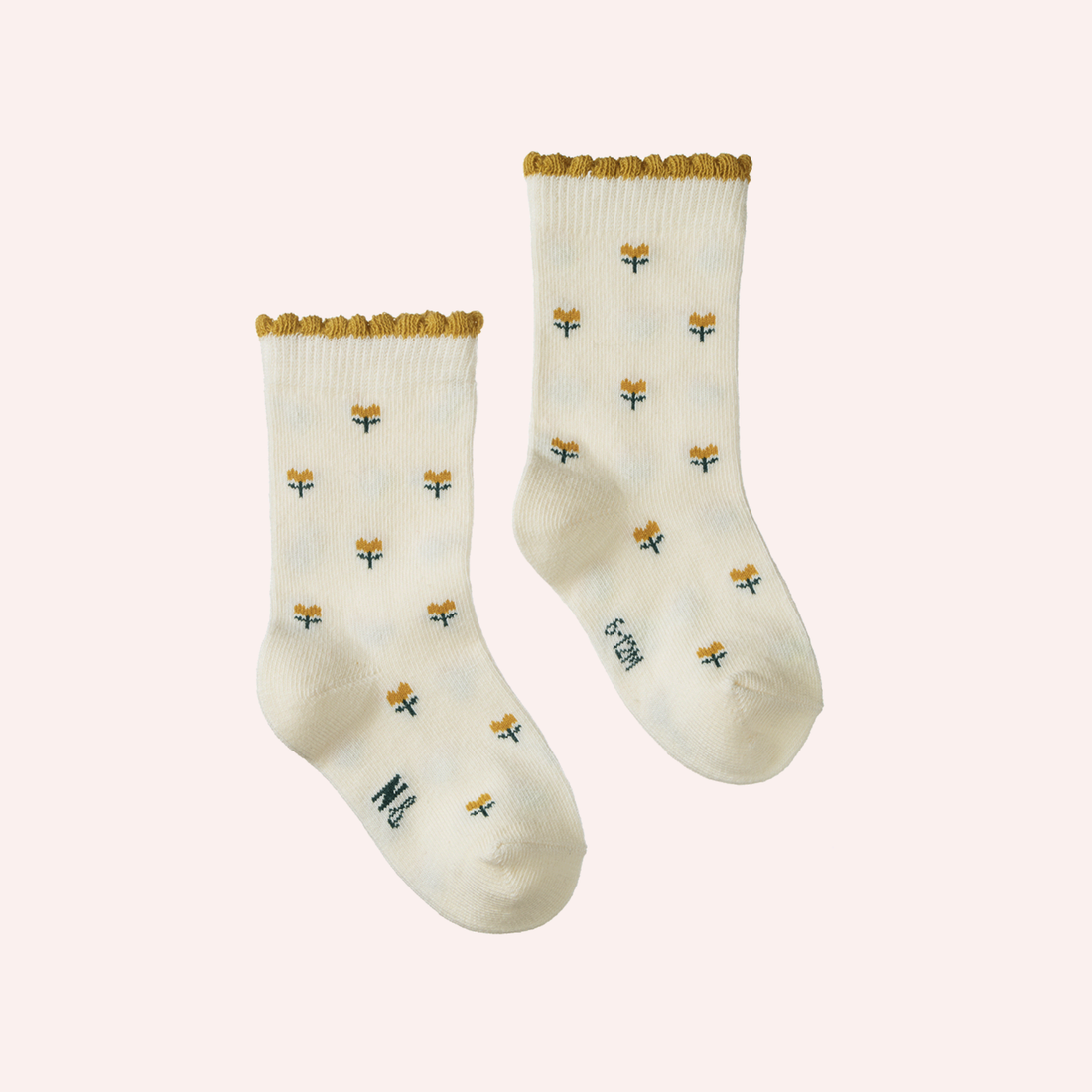 Organic Cotton Socks - Tulips