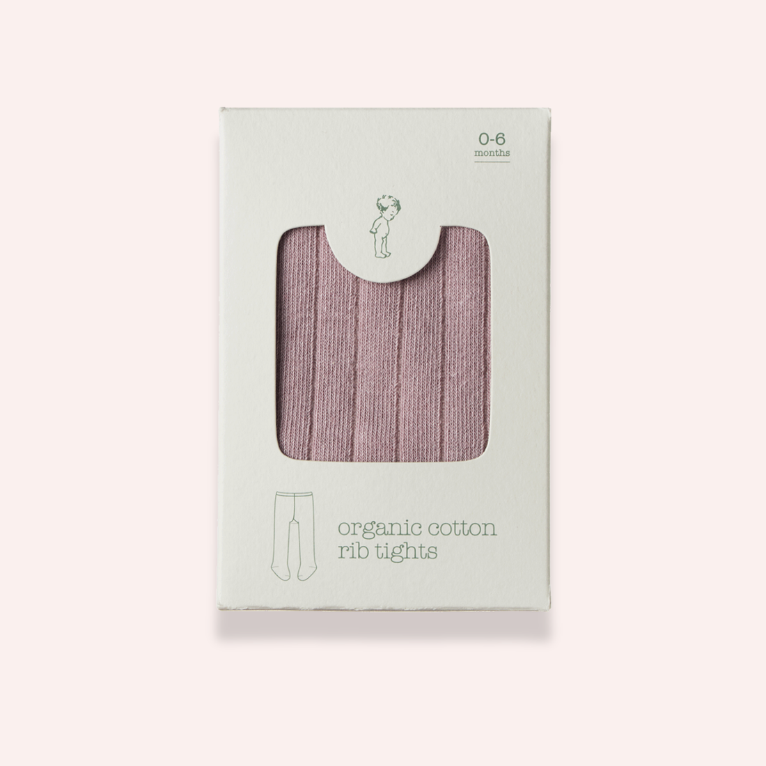 Organic Cotton Tights - Lilac