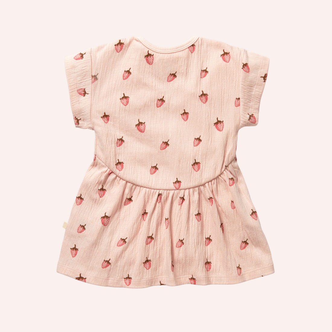 Organic Dress - Strawberry Kisses