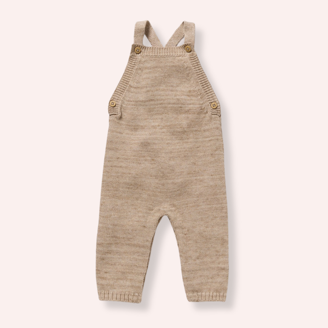 Organic Knitted Overall - Sandstone