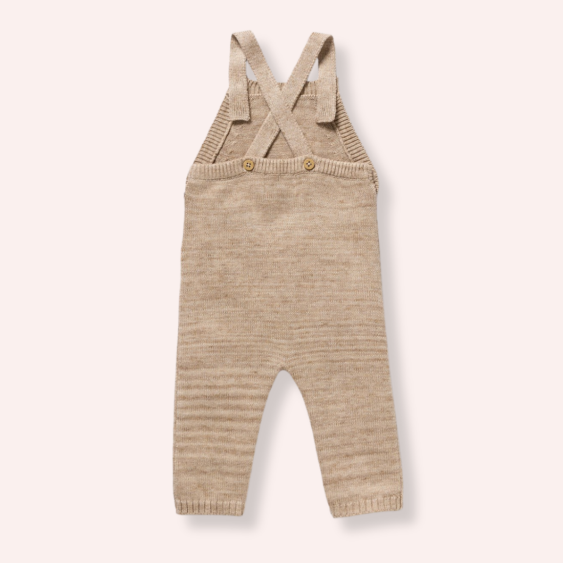 Organic Knitted Overall - Sandstone