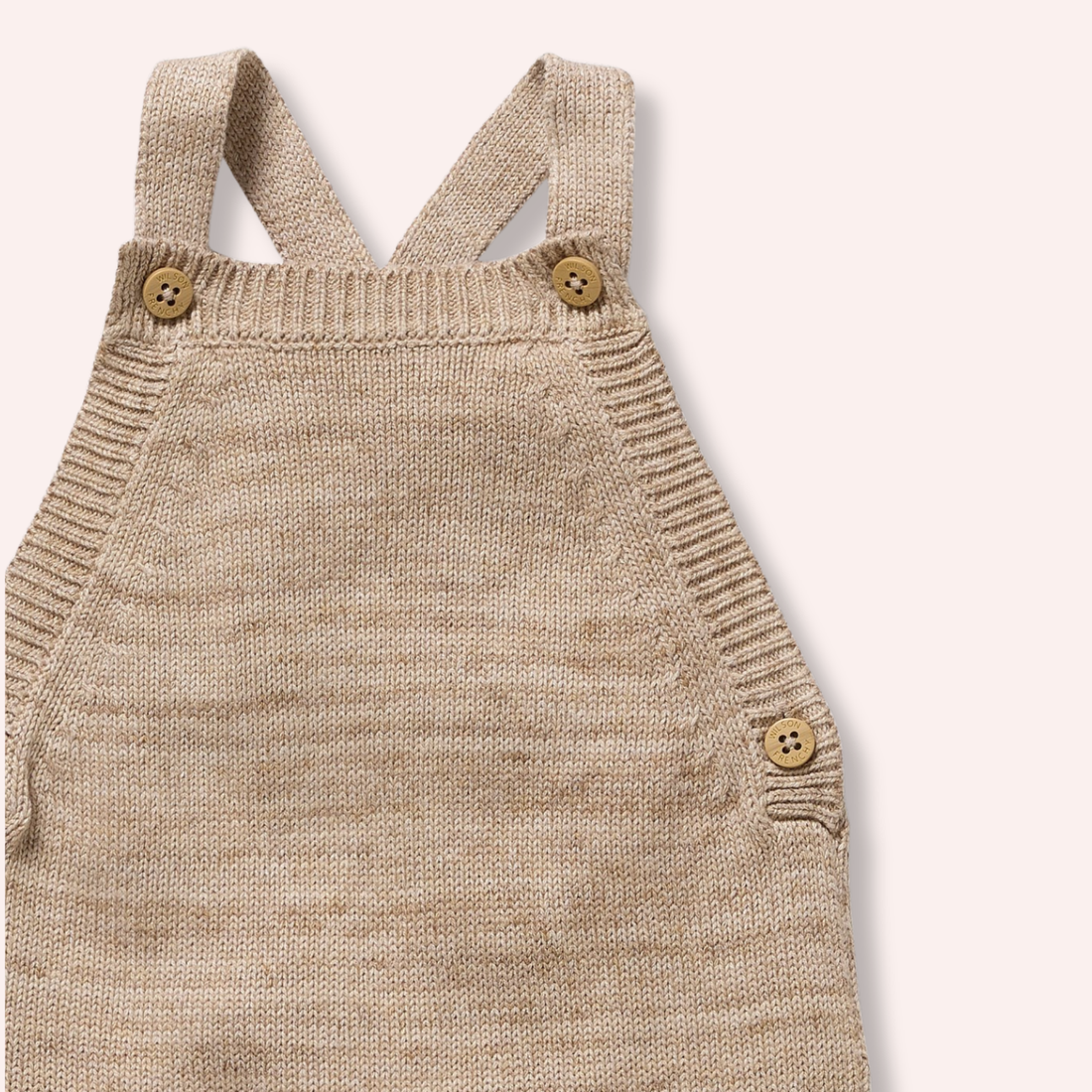 Organic Knitted Overall - Sandstone