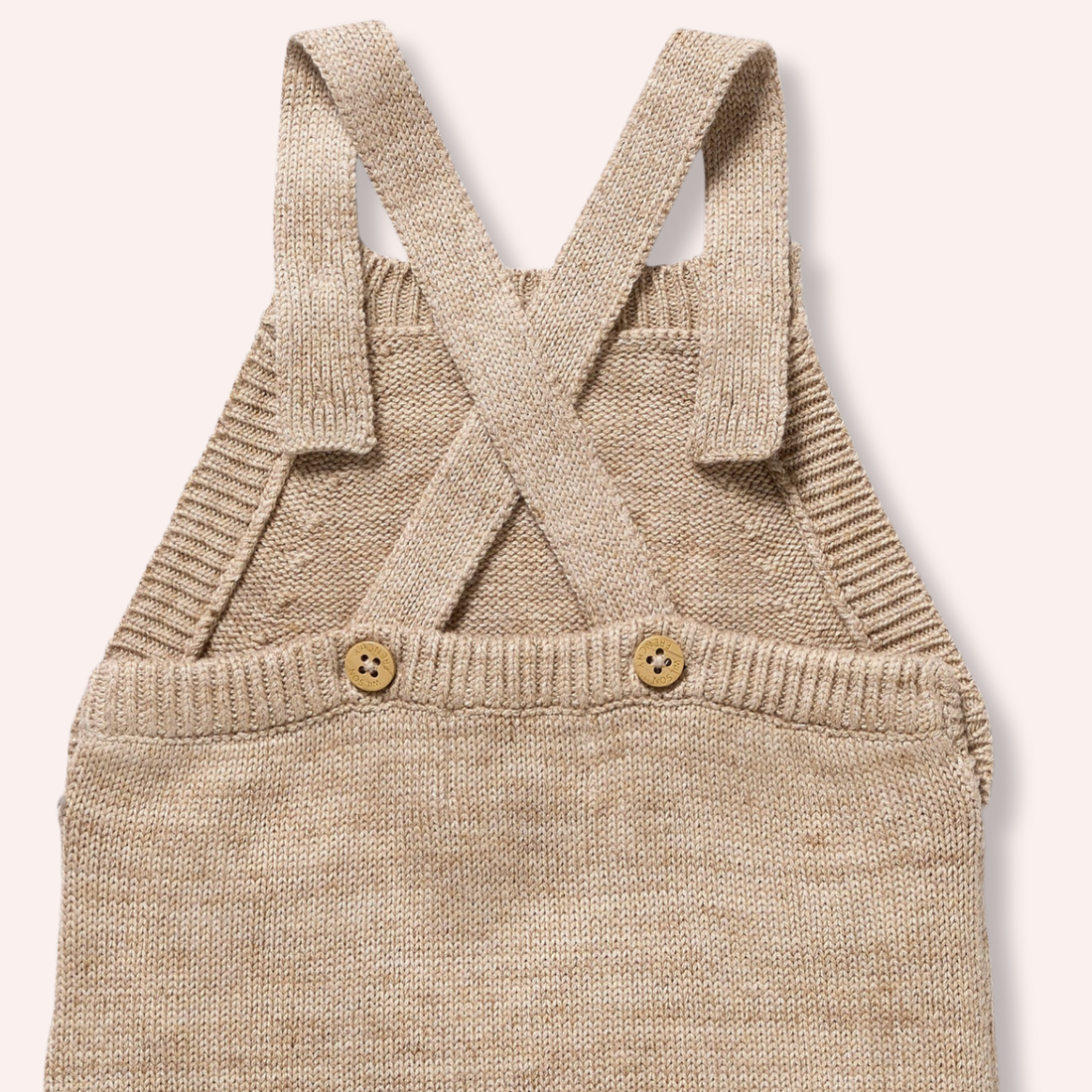 Organic Knitted Overall - Sandstone