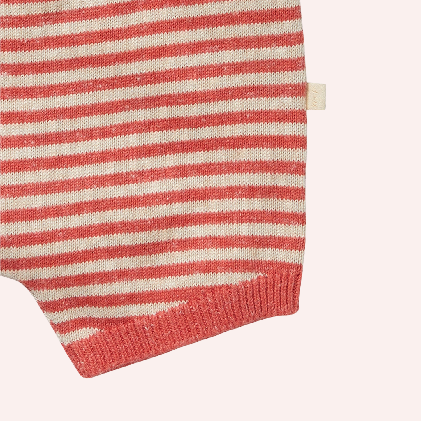 Organic Knitted Stripe Set - Strawberry Swirl