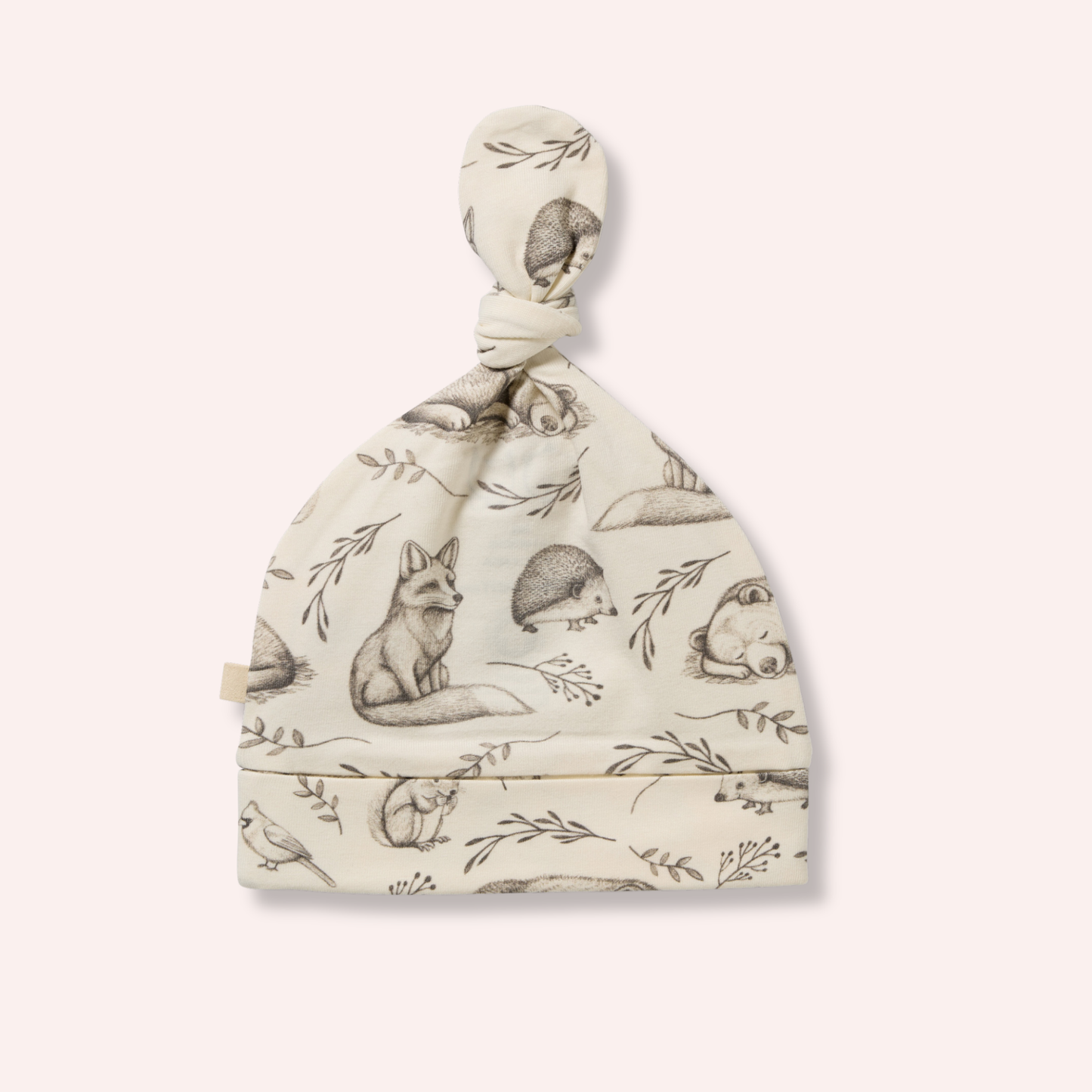 Organic Knot Hat - Foxglove Forest