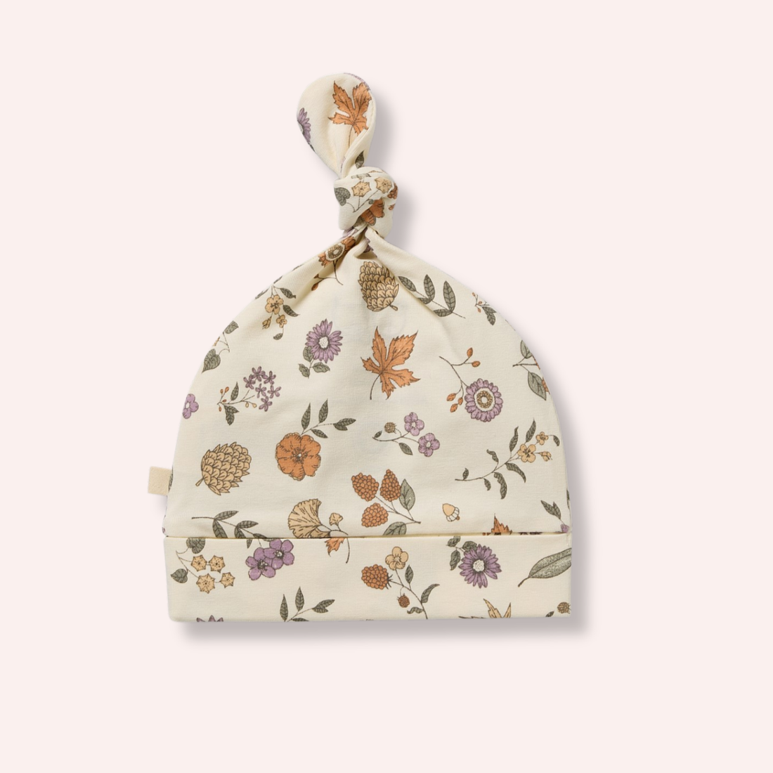 Organic Knot Hat - Maple Glow