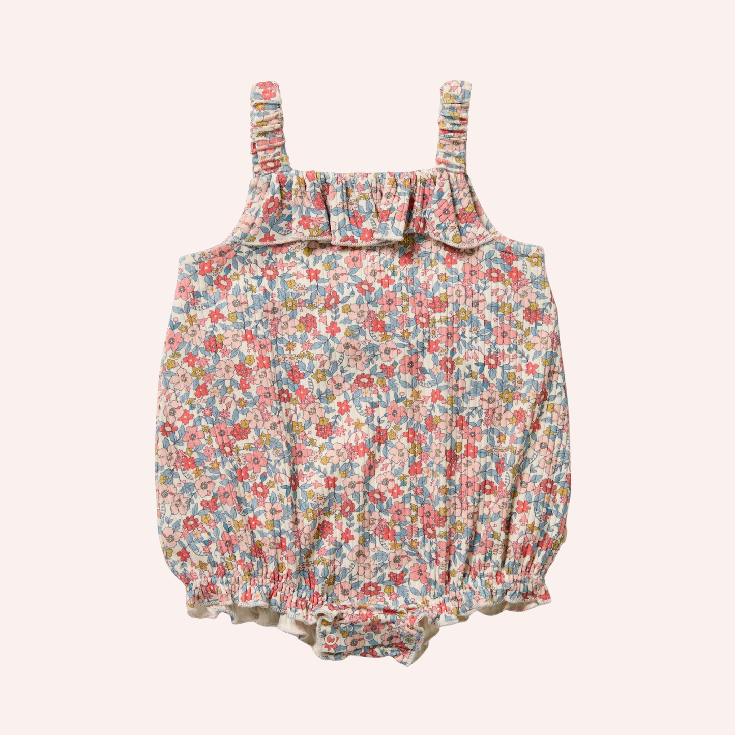 Organic Playsuit - Summer Bloom