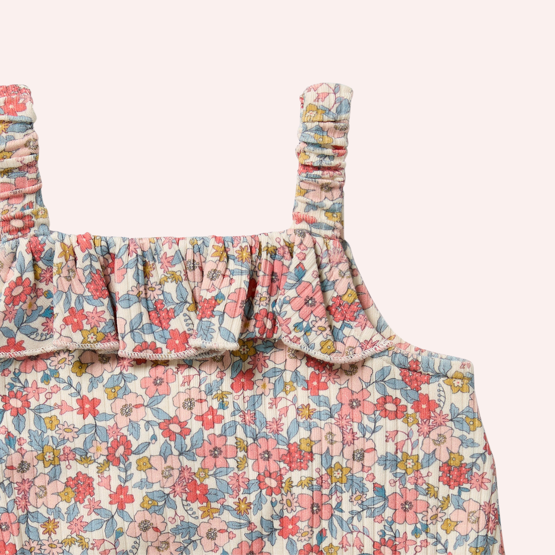Organic Playsuit - Summer Bloom
