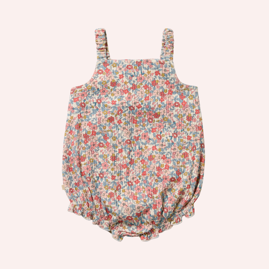Organic Playsuit - Summer Bloom