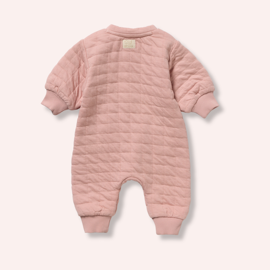 Organic Quilted Growsuit - Rose