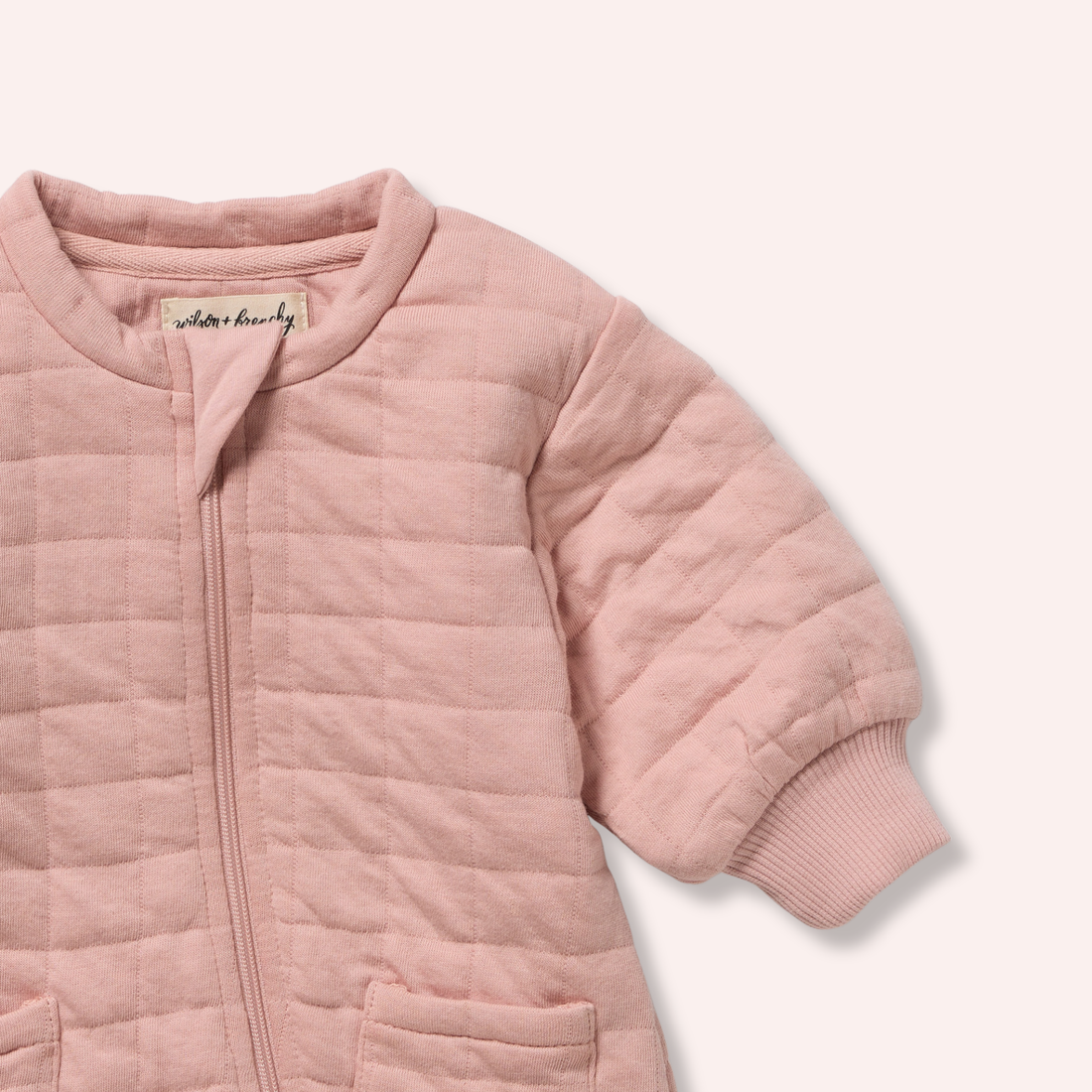 Organic Quilted Growsuit - Rose