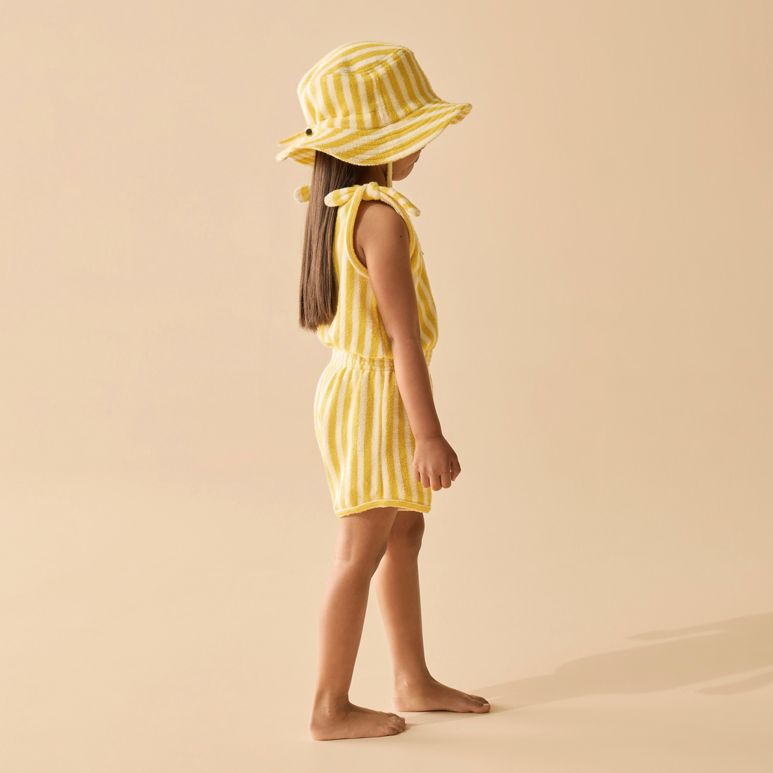 Organic Terry Sun Hat - Honey Wave
