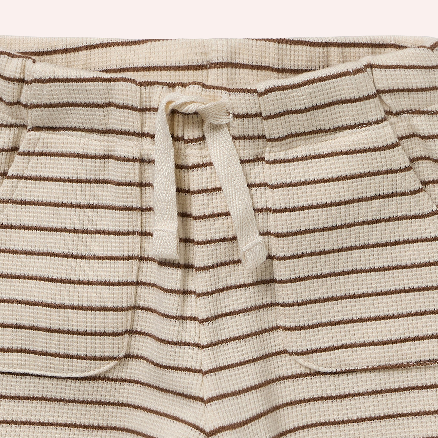 Organic Waffle Set - Nutmeg Stripe