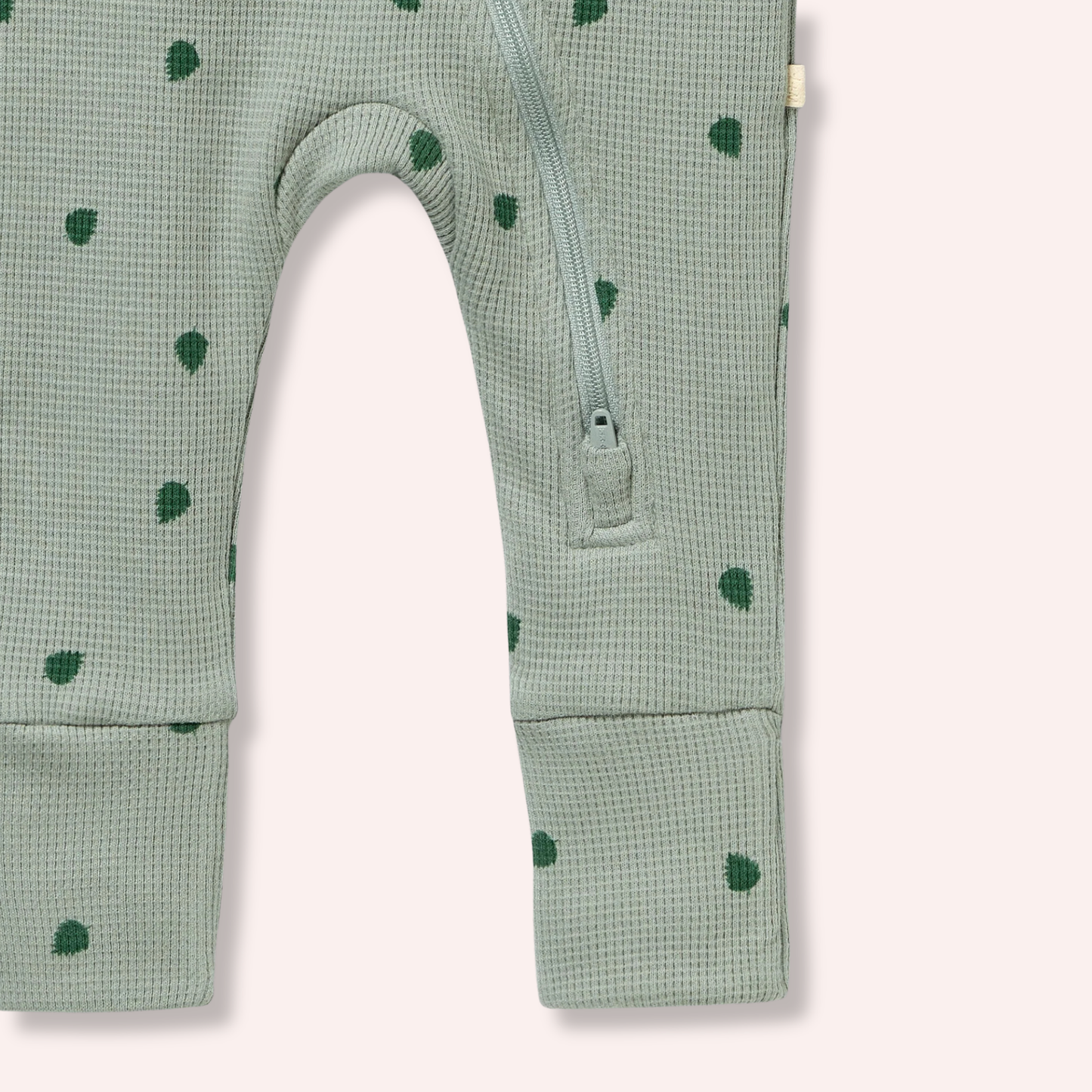 Organic Waffle Zipsuit - Tumbletwig