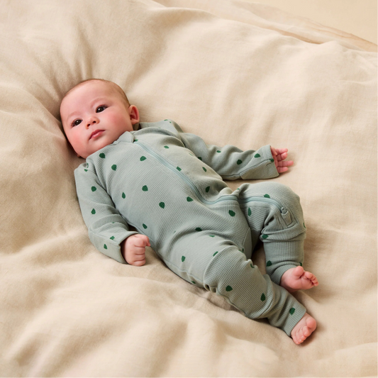 Organic Waffle Zipsuit - Tumbletwig