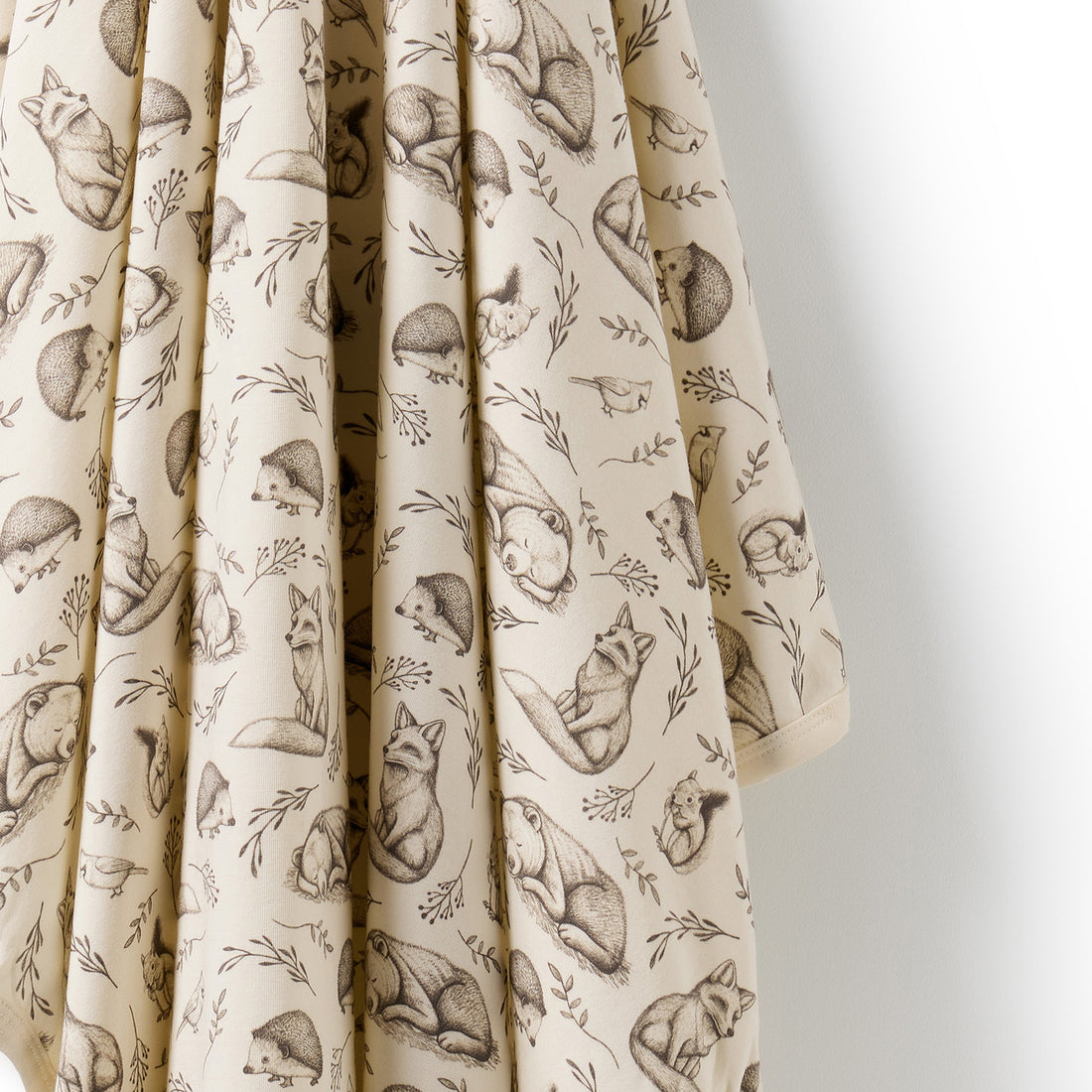 Organic Bunny Rug - Foxglove Forest