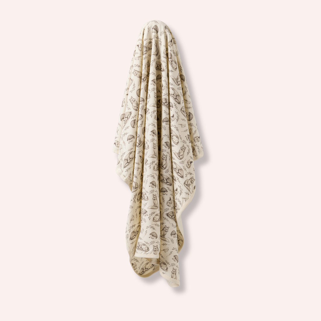 Organic Bunny Rug - Foxglove Forest