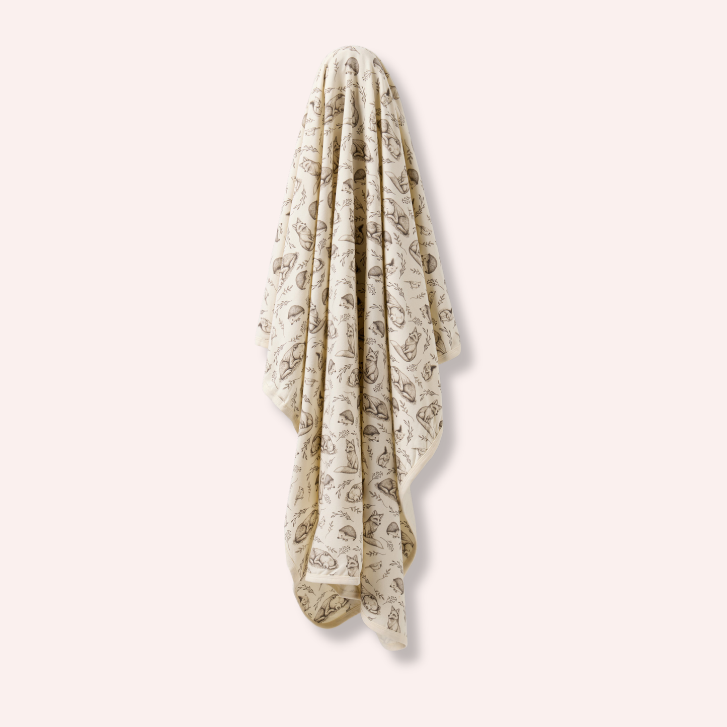 Organic Bunny Rug - Foxglove Forest