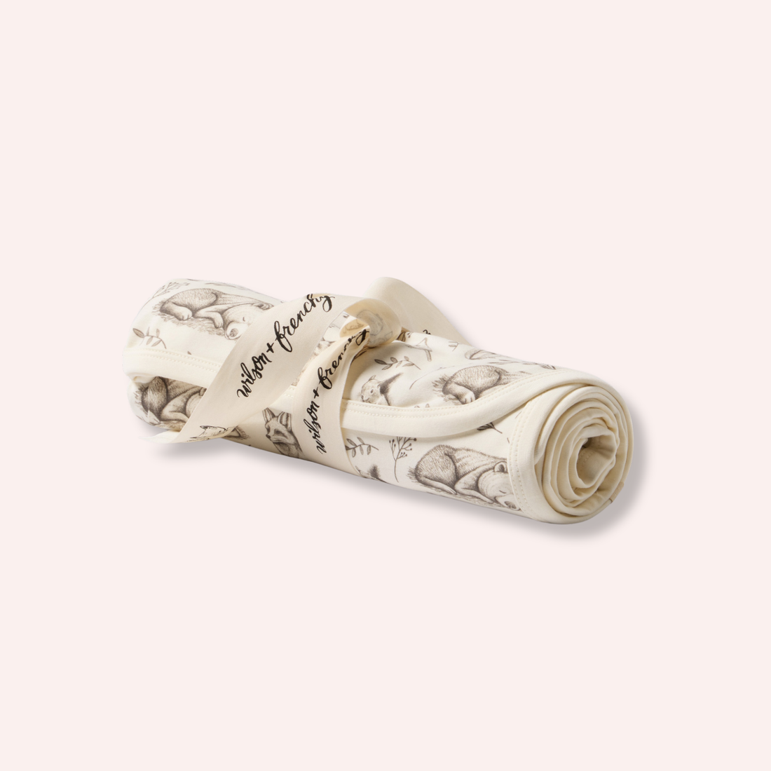 Organic Bunny Rug - Foxglove Forest