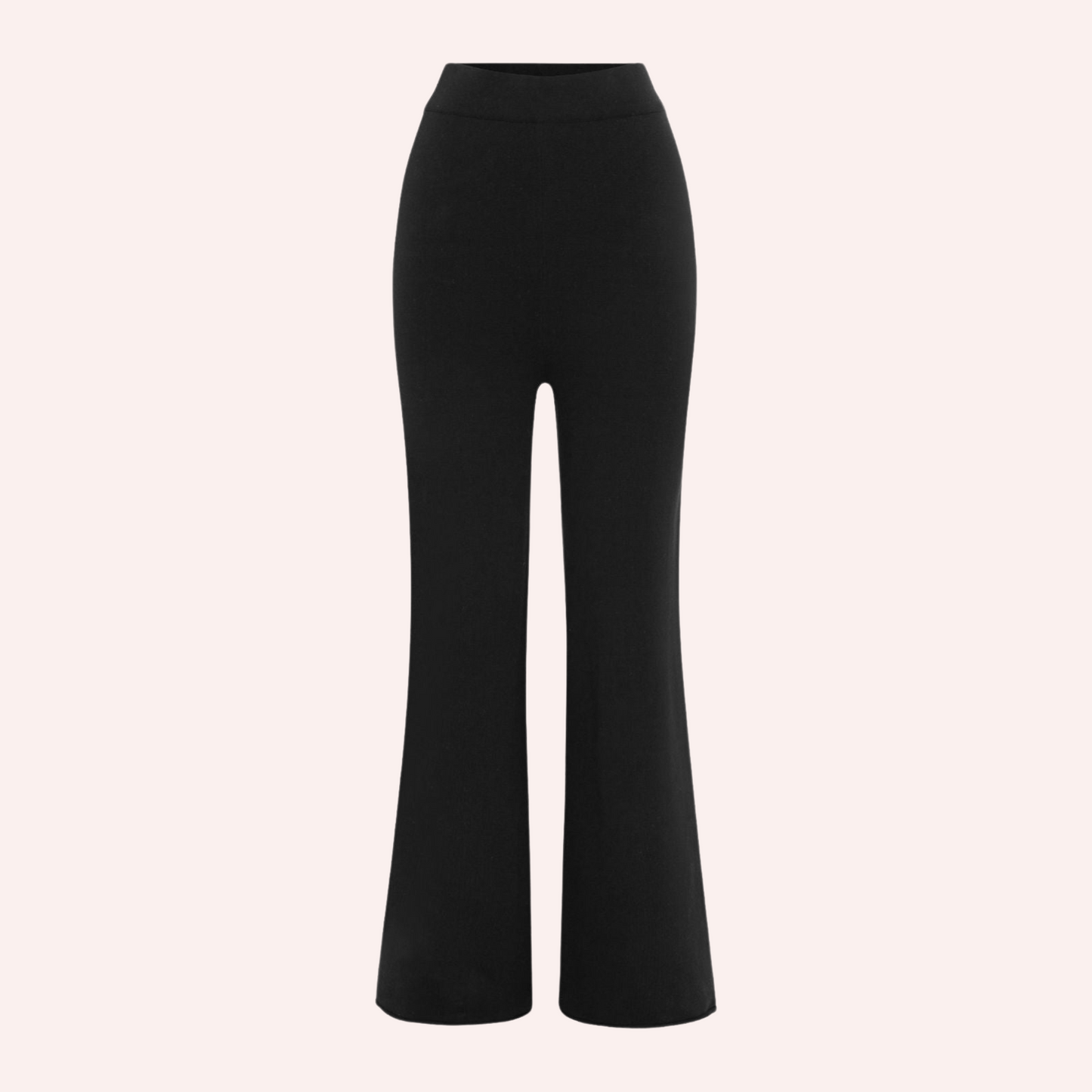 Organic Cotton Knit Pant Black