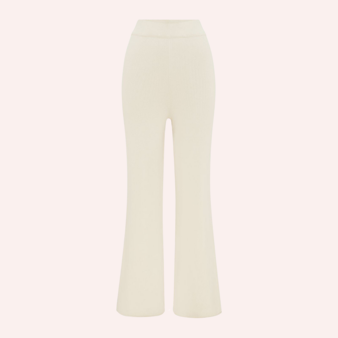 Organic Cotton Knit Pant Ecru