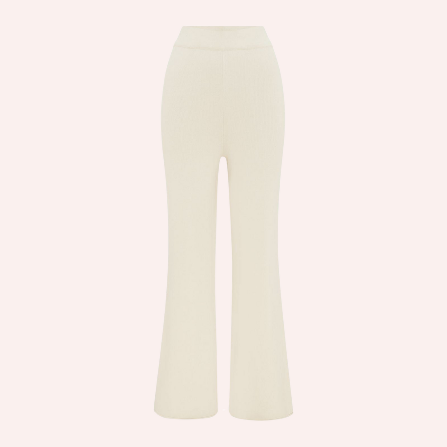 Organic Cotton Knit Pant Ecru