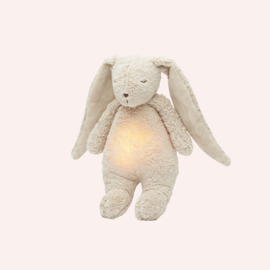 Organic Humming Bunny With Lamp - Sand