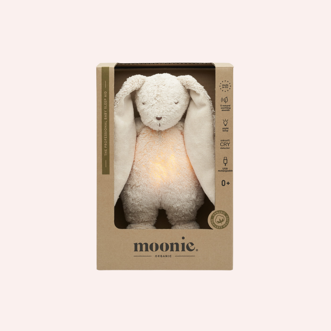 Organic Humming Bunny With Lamp - Sand