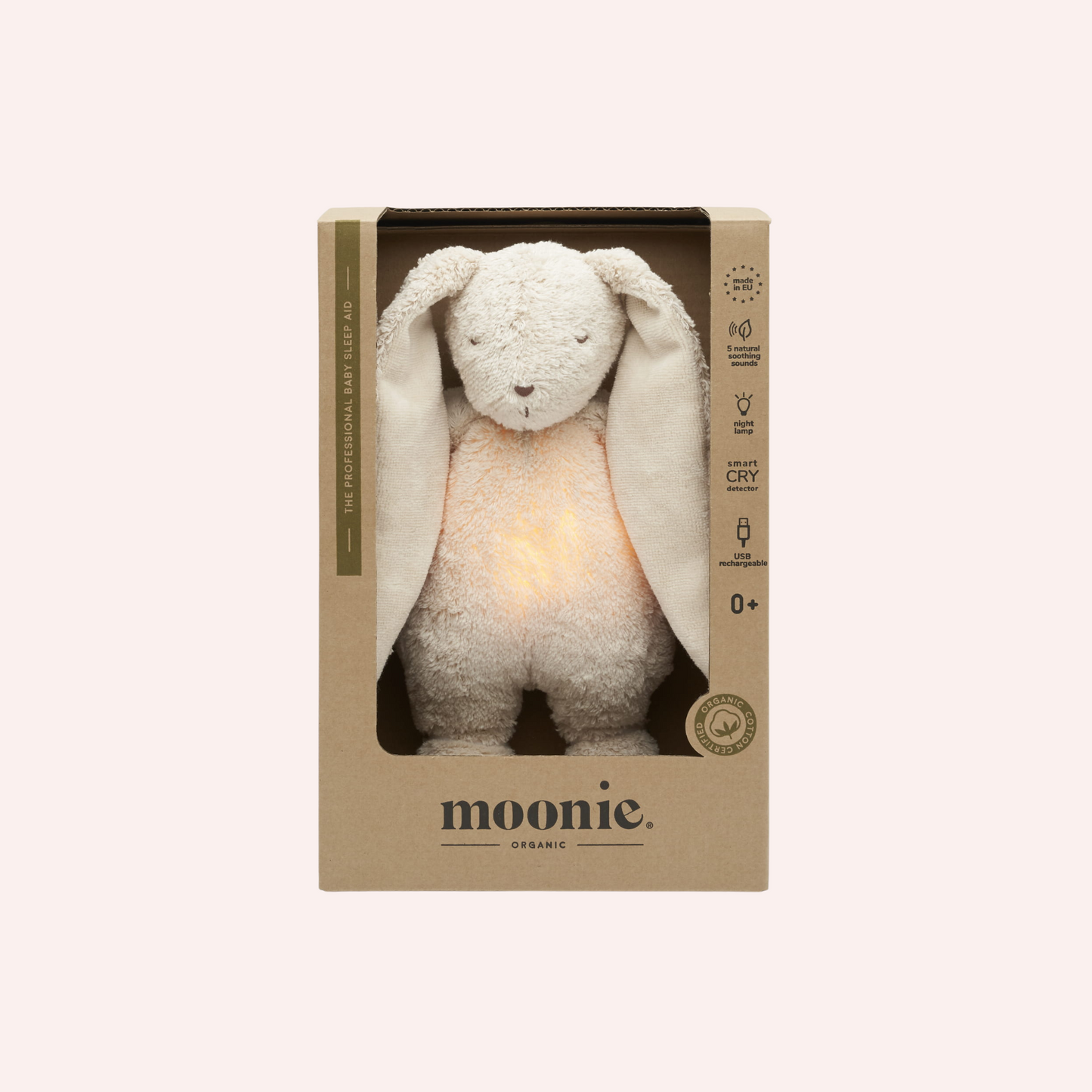 Organic Humming Bunny With Lamp - Sand