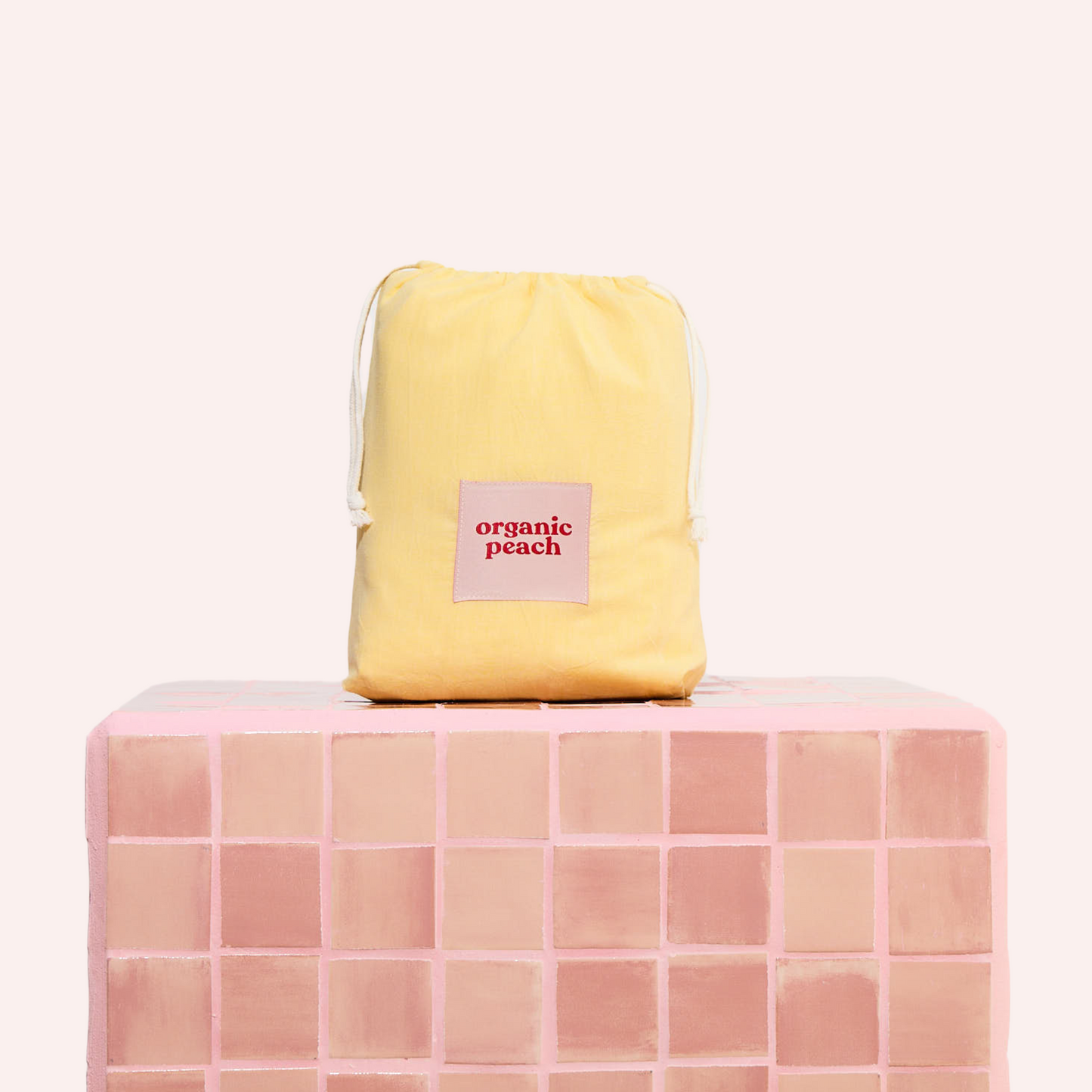 Waterproof Fitted Sheet - Washed Lemon