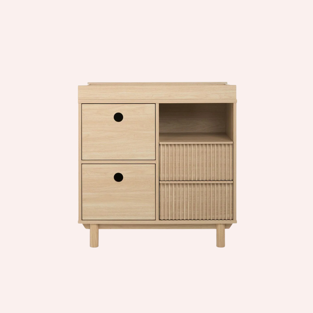 Oska Dresser/Changetable Narrow - Light Oak