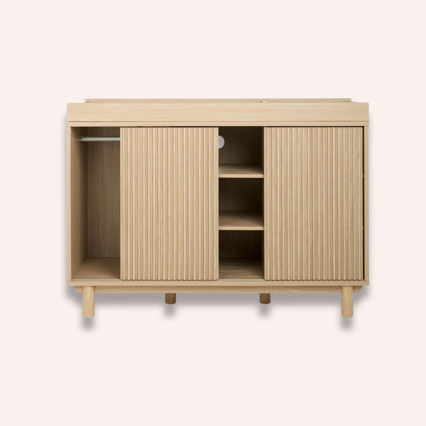 Oska Dresser/Changetable Wide - Light Oak