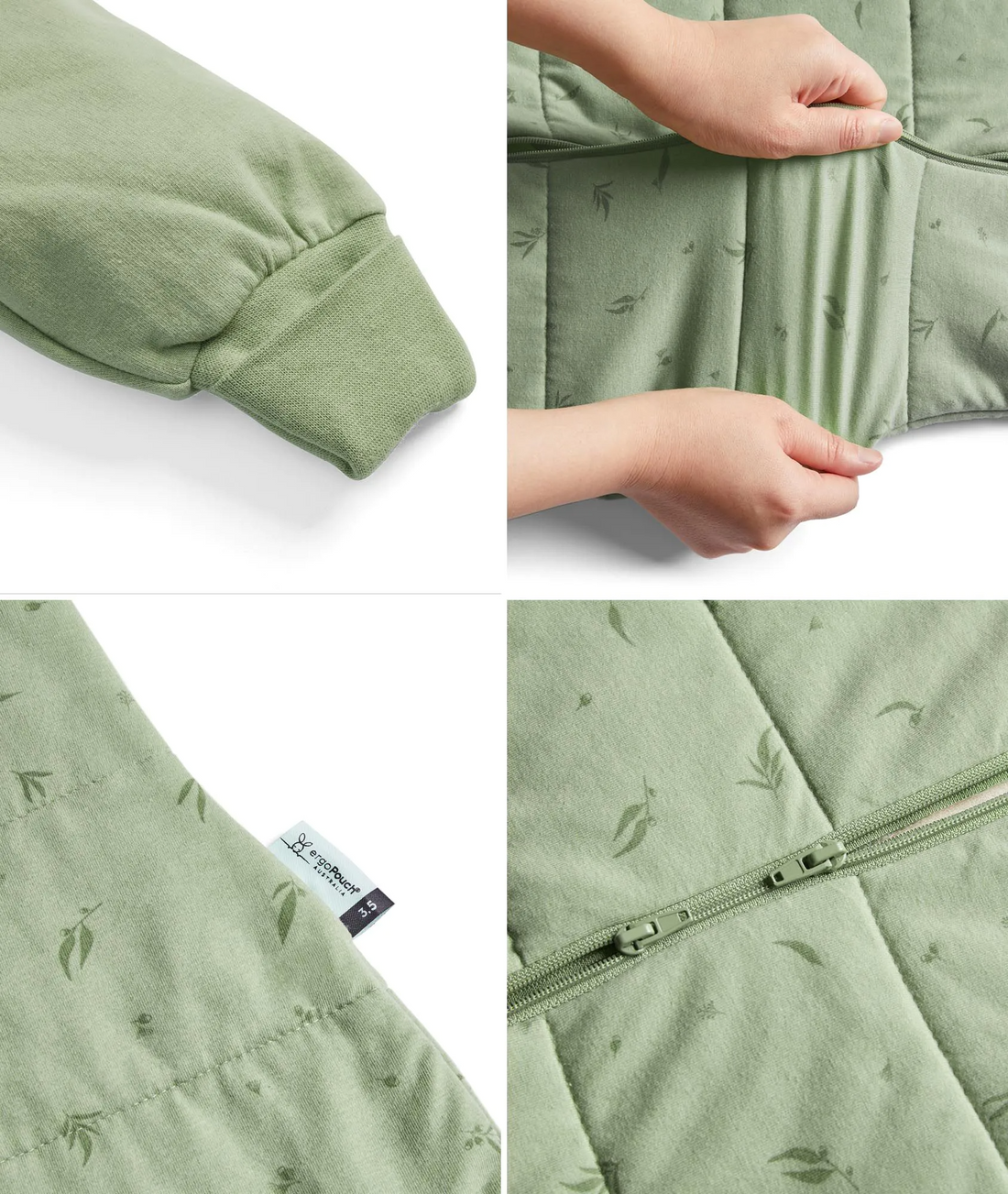 Jersey Sleeping Bag with Sleeves 3.5 TOG - Oatmeal Marle
