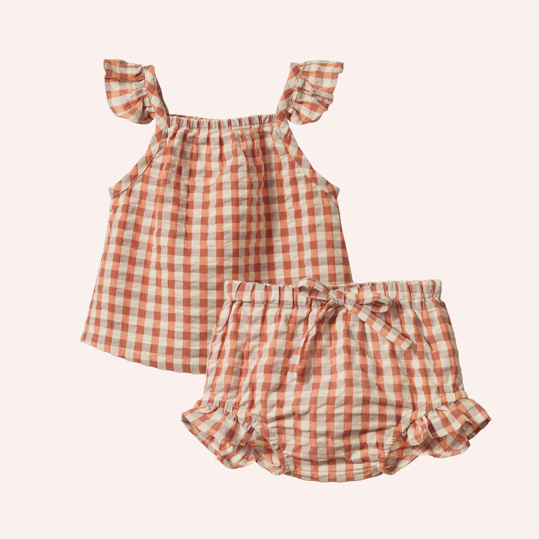 Petal Set - Dandelion Gingham
