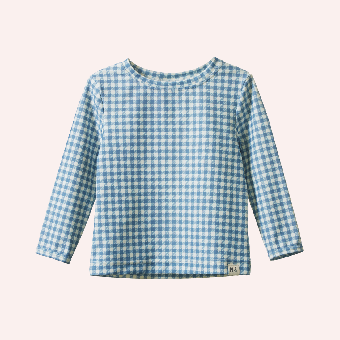 Splash Top - Blue Gingham