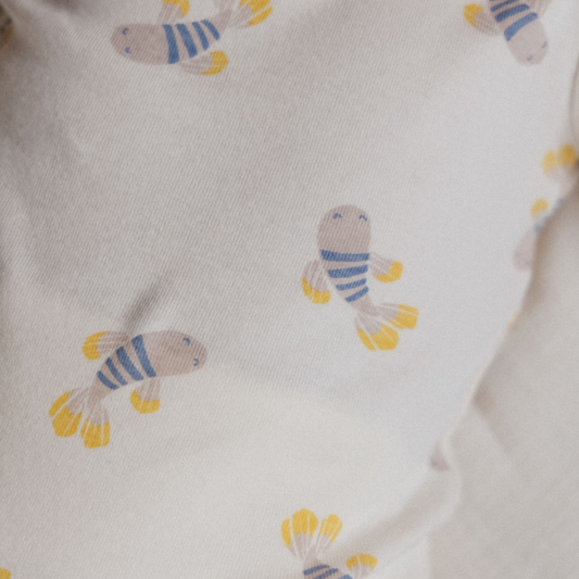 Cedar Suit Muslin - Fish Fable Print