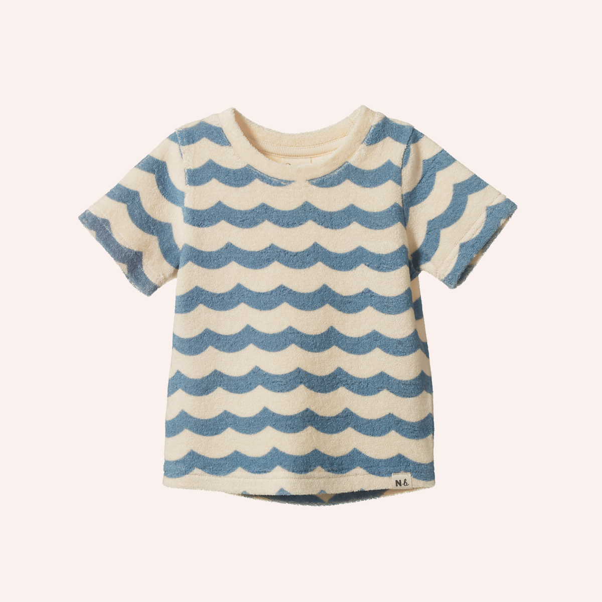 River Tee Terry - Waves Print