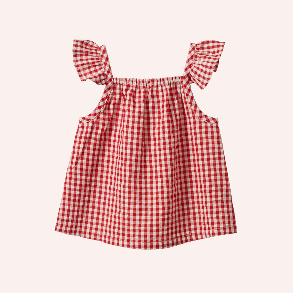 Petal Set - Red Gingham
